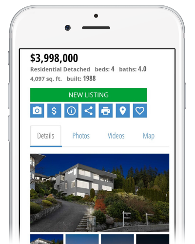 Mobile View Vancouver Real Estate